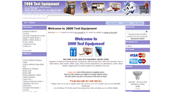 Desktop Screenshot of 2000testequipment.co.uk